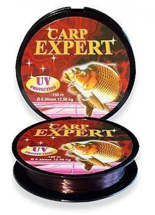 Ліска carp expert expert uv brown 0,25 мм 8,9 кг 150м