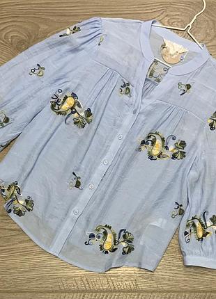 Блуза з вишивкою apricot р. 40/l/12-42/xl/14