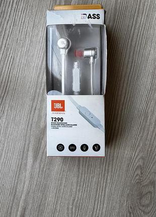 Навушники jbl t290 silver