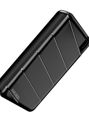 Power bank kakusiga ksc-1086 20000mah (2usb/usb-c/22.5w)- чорний (900163)