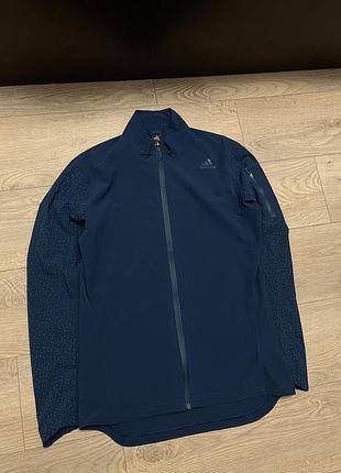Чоловіча куртка для бігу adidas energy running s розмір синя