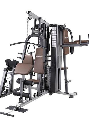 Многофункциональный атлас insportline profigym c300 с тягой, станцией для жима ног предназначен для тренировок