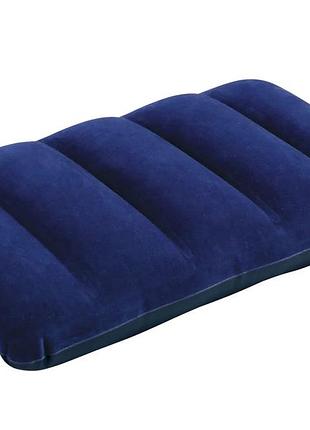 Подушка надувна intex 68672 43 x 28 x 9 см, синя