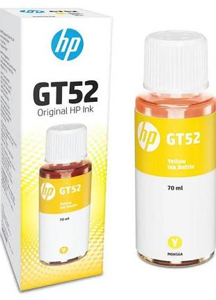 Чернила hp gt52 yellow для deskjet gt5810/gt5820 (m0h56ae)