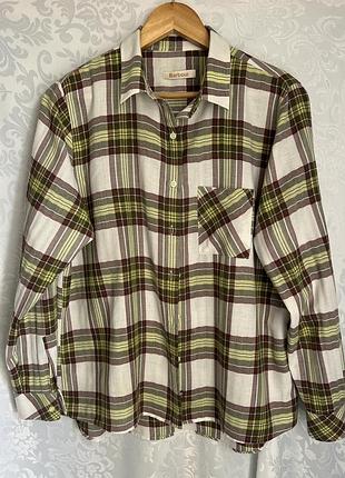 Жіноча фланелева сорочка в клітинку barbour