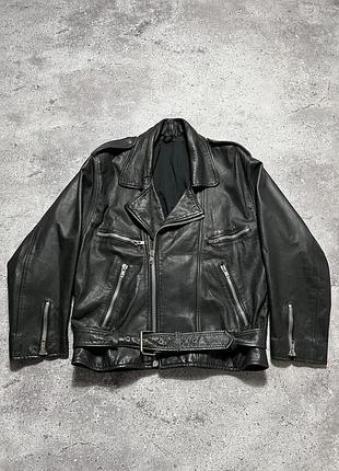 Вінтажна шкіряна косуха echt leather