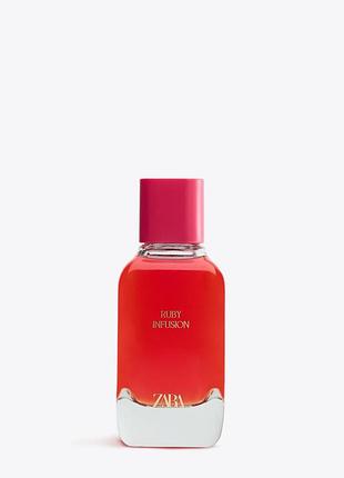 Парфумована вода для жінок zara ruby infusion edp 50 мл індивідуальне упакування