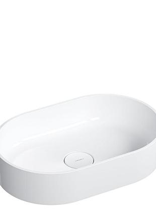 Умивальник omnires ovo 55x36 white (ovounbp)