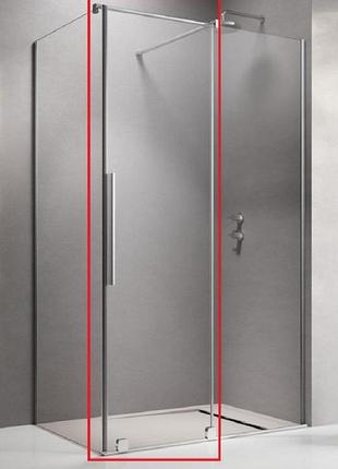Душевая дверь radaway furo kdj 62,2x200 прозрачное стекло, хром (10104622-01-01r)