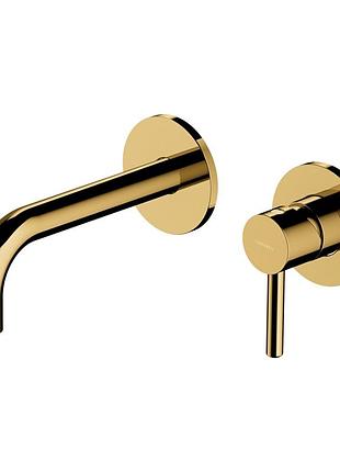 Смеситель для умывальника скрытого монтажа omnires y gold (y1215hgl)