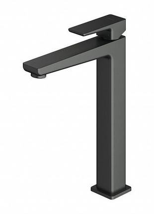 Смеситель для умывальника omnires parma grafit, высокий (pm7412gr)