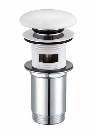 Донний клапан omnires click-clack matt white (a706bm)