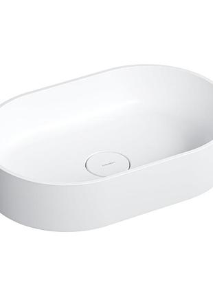 Умивальник omnires ovo 55x36 white matt (ovounbm)