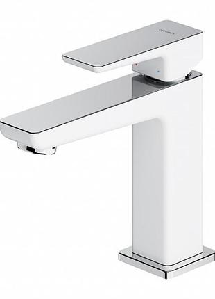 Змішувач для умивальника omnires parma chrome/white (pm7410crb)