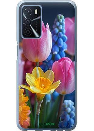 Чохол на oppo a16 весняні квіти "6058u-2469-2448"