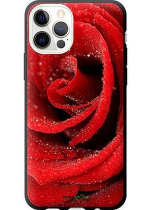 Чехол на iphone 12 красная роза "529b-2053-2448"