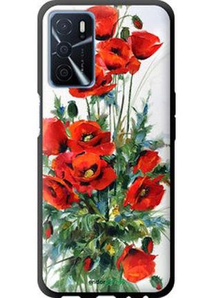 Чехол на oppo a16 маки "523b-2469-2448"