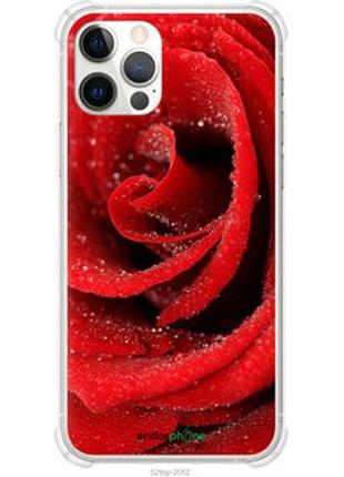Чехол на iphone 12 красная роза "529sp-2053-2448"