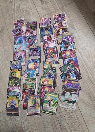 Карточки dragon ball super card game.&nbsp;43 шт.