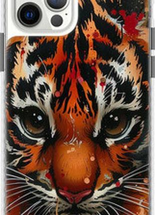 Чехол на iphone 12 mini tiger "6052pc-2053-2448"