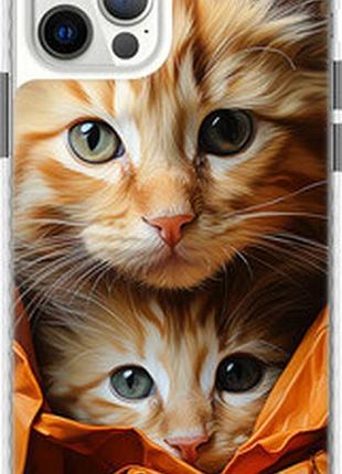 Чехол на iphone 12 котики 2 "5664pc-2053-2448"