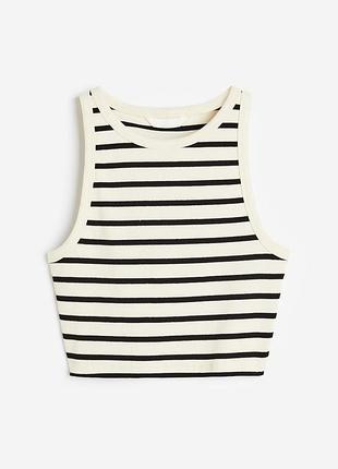 Майка рубчик h&m