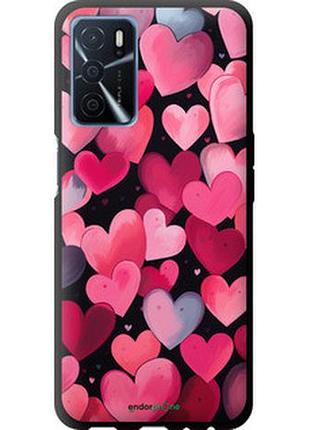 Чехол на oppo a16 сердечки 4 "5662b-2469-2448"