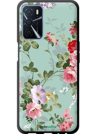 Чехол на oppo a16 цветочные обои 2 "862b-2469-2448"
