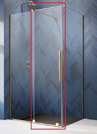 Душевая дверь radaway furo gold kdj 62,2x200 прозрачное стекло, золото (10104622-09-01l)