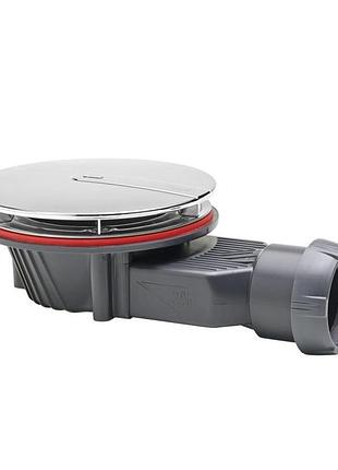 Сифон для душового піддону radaway d 90 хром (r400p)