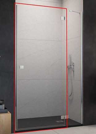 Душові двері radaway essenza new dwj 110x200 скло прозоре ліве (1385015-01-01l)
