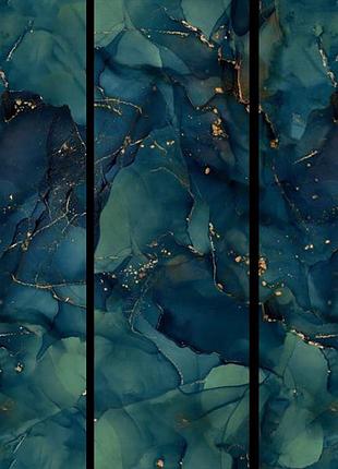 Панно paradyz nightwish 75x75x3 navy green