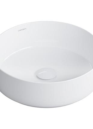 Умивальник omnires tulsa 36 cm gloss white (tulsa355bp)