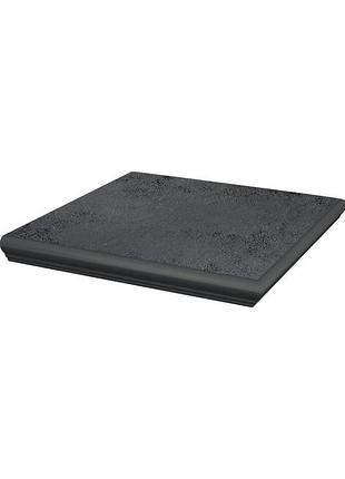 Сходинка з капіносом кутова paradyz semir 33x33 grafit