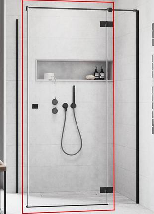 Душові двері radaway essenza new black kdj 90x200 скло прозоре, ліві (1385044-54-01l)