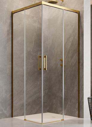 Правая часть кабины radaway idea kdd 90x200,5 стекло прозрачное, gold (387060-09-01r)
