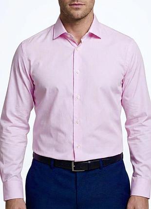 Сорочка рубашка boss hugo boss slim fit | преміум бавовна getzner | l