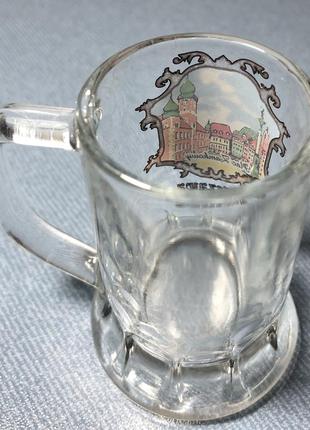 Рюмка коллекционная сувенирная стекло стакан стопка города3 фото