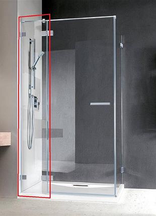 Душова стінка radaway euphoria kdj 26-27x200 скло, хром, ліва (383241-01l)
