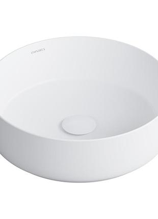 Умывальник omnires tulsa 36 cm matt white (tulsa355bm)