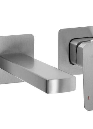 Смеситель для умывальника rea arlo скрытого монтажа, brush nickel (rea-b5610)