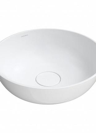 Умывальник omnires silk 40x40 white matt (silkr400bm)