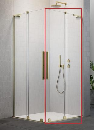 Душевая кабина radaway furo sl kdd 90x200 правая, стекло прозрачное, brushed gold (10305090-99-01r)