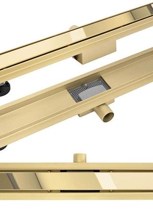 Трап линейный rea neox 700 мм gold (rea-g2562)