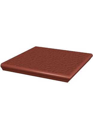Лестница с капиносом угловая paradyz natural duro 33x33 rosa