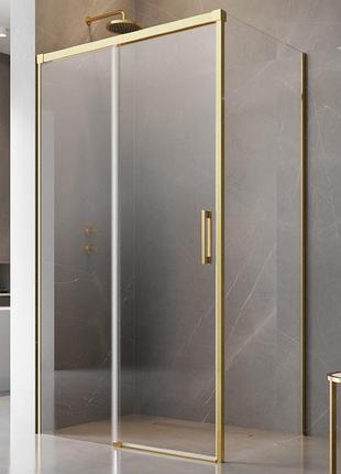 Душевая кабина radaway idea kdj 120x200,5 стекло прозрачное, gold левая (387042-09-01l)