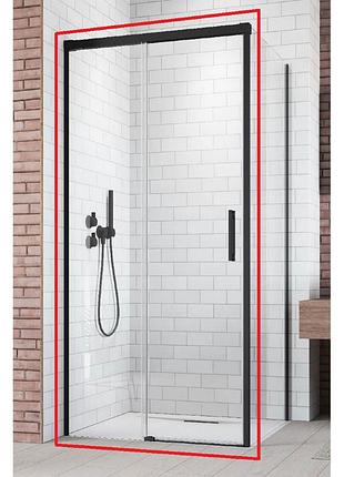 Душевая дверь radaway idea black kdj 130x200,5 фронтальная левая часть (387043-54-01l)