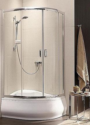 Душевая кабина radaway dolphi premium plus e 1700 100x80 стекло прозрачное (30481-01-01n)