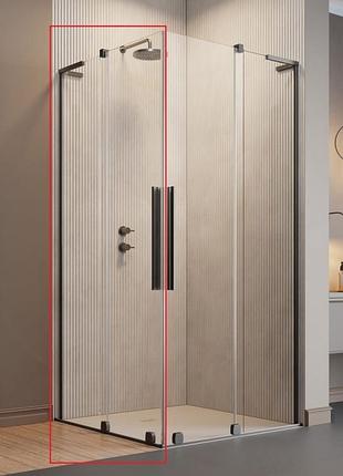 Левая часть кабины radaway furo sl brushed gunmetal kdd 90x200 прозрачное стекло (10305090-92-01l)
