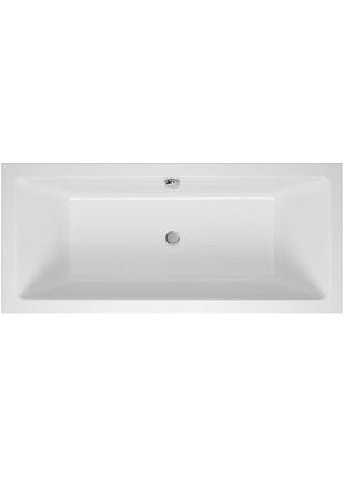 Ванна акриловая radaway duna 170x75 пристенная с ножками + сифон (wa1-61-170x075s)